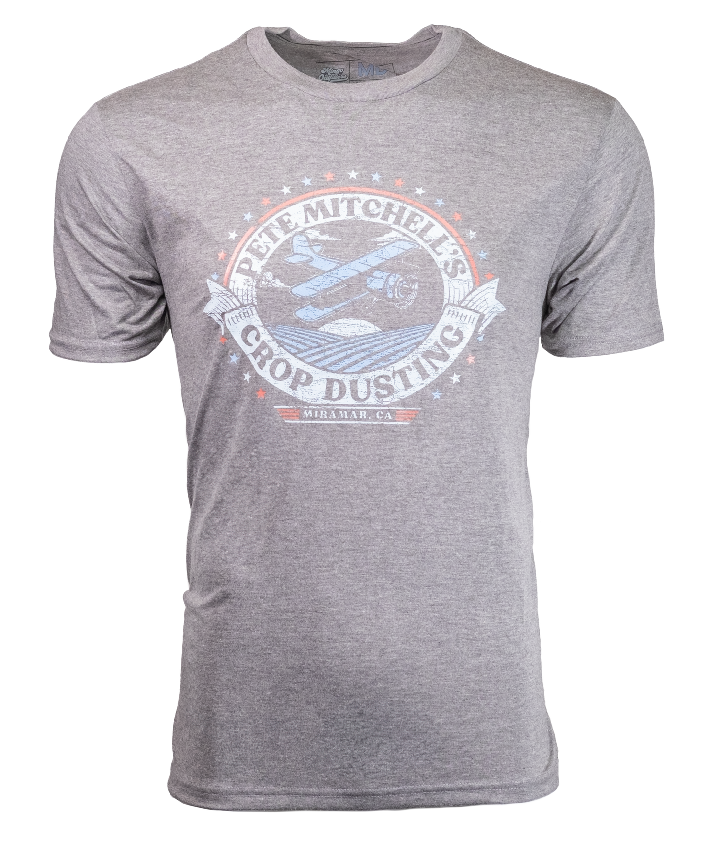 Mingo Outfitters Movie Graphic T-Shirt - Top Crop Pilot: Maverick Takes to the Fields